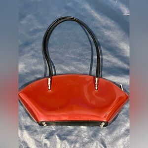 Beijo Over the Moon In Lipstick Red /Black Y2K Purse Handbag Shoulder Bag